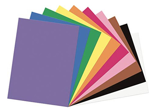 Sunworks - Papel De Construccion, 9.0 X 12.0 in, 10 Colores