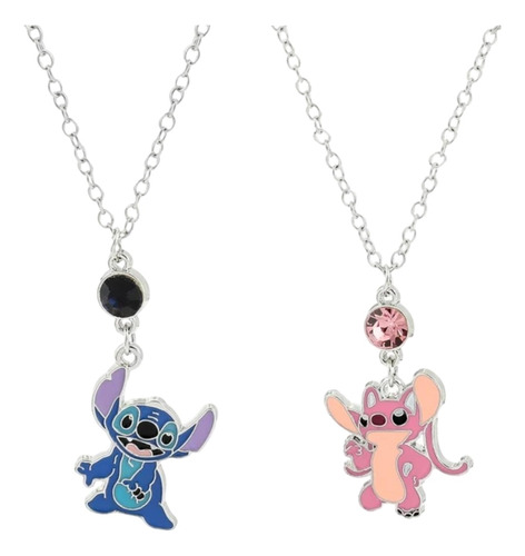 Cadenas De Stitch Pareja Amor Duo