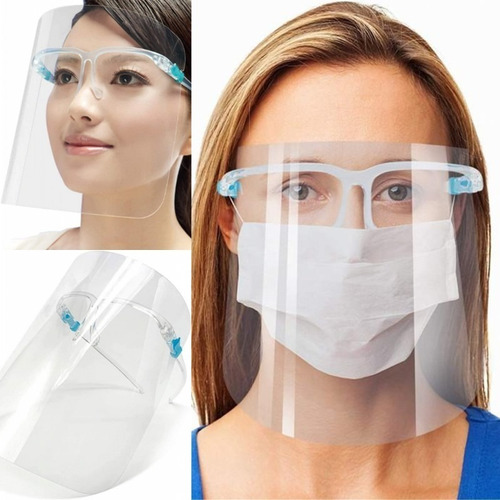 Lente Mascara Protector Facial Transparente Face Shield 