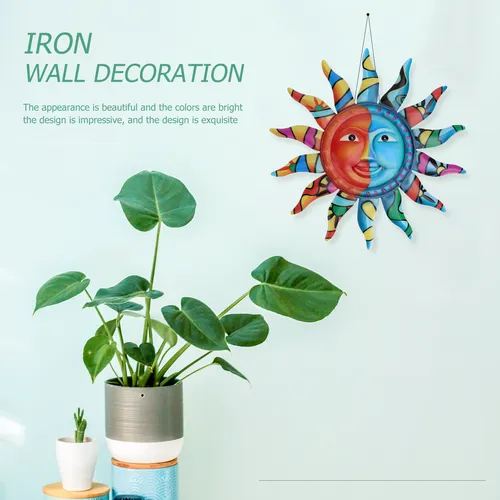 Decoraciones De Pared Con Forma De Sol En Mosaico Para Colga