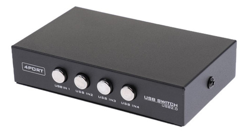 Conmutador De Manual Usb 2.0 Conmutador Kvm Caja Adaptadora