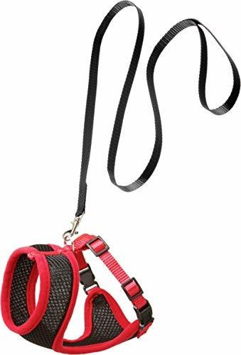 Flamingo Harms Set Harness For Kittens 110 Cm Black-red 10 M