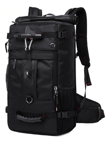 Mochila urbana Kaka 2070 color negro diseño lisa 40L