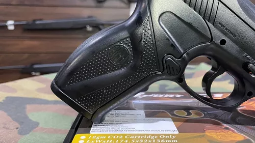 Combo Airgun Pistola C11 Rossi Wingun Esfera De Aço 6mm