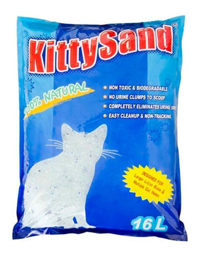 Piedras Sanitarias En Gel Silica Kitty Sand 16l