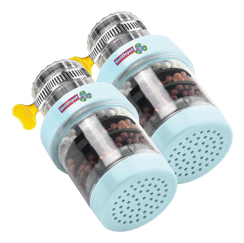 Filtración De Agua Sedimentos, Mxhyu-002, 2pzas, Ø15-22mm, C Color Azul