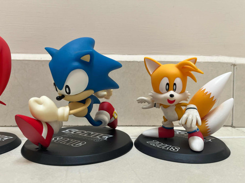 Sonic The Hedgehog First4figures Knuckles Tails Super Sonic (Usado)