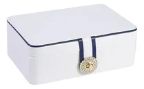 Comprar Joyero Alhajero Organizador De Joyas Anillos Colgantes Reloj