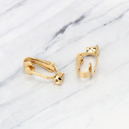 1 Par De Convertidores De Aretes De Aro Con Clip, Sin Perfor