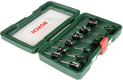 Set 15 Fresas Bosch 1/4'' Fresadora Router Tupí 2607019468