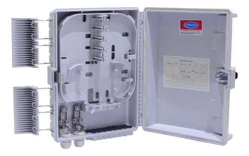 Caja Fibra Blanca 16 Rectangular Ip65 Con Llave Clickbox