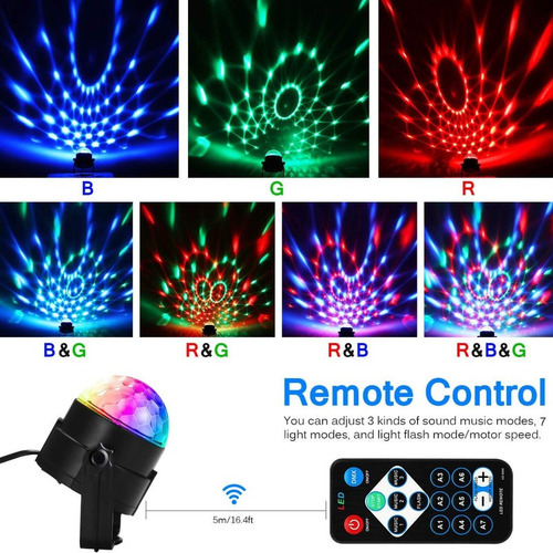 2pcs Globo Colorido Luz Led Laser Iluminação Dj Luzes -