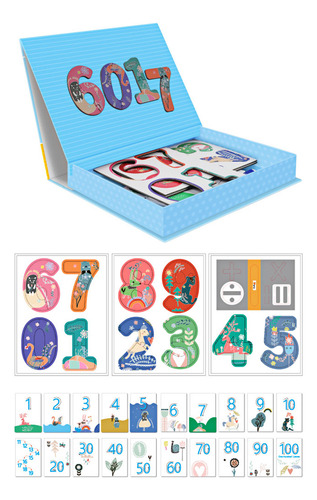 Rompecabezas Magnéticos, Juego De Rompecabezas Con Números D