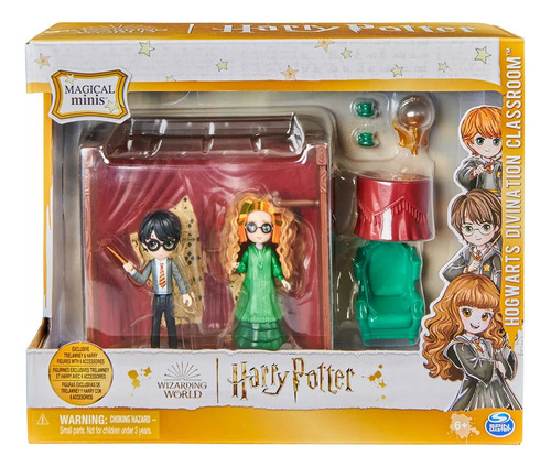 Set Figuras Harry Potter Clase Mágica Minis Hogwarts Divin