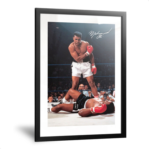 Cuadros Boxeo Muhammad Ali Cassius Clay Enmarcado 35x50cm