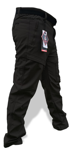 Pantalon Elt Abrigado Micropolar Impermeable Nieve Trek Moto