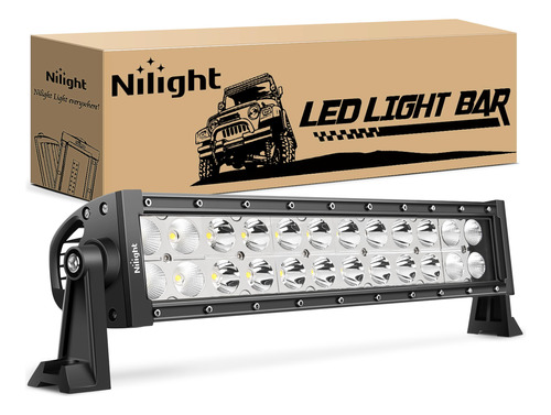 Barra Led 13.5 72w Todo Terreno Nilight Luz Potente Para Atv