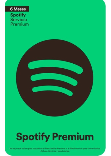 Spotify Premium 6 Meses