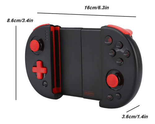 Controlador De Juegos Móvil Bluetooth Extensible Gamepad Par