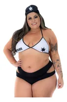 Comprar Fantasia Xerife Sensual Plus Size Picante Lingerie Sexy