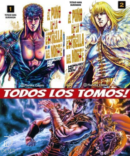 Manga El Puño De La Estrella Del Norte -elige Tu Tomo-t Hara