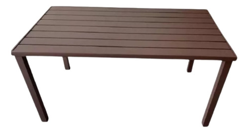 Mesa Ripada 1,60x0,80 Alumínio Área Externa E Interna