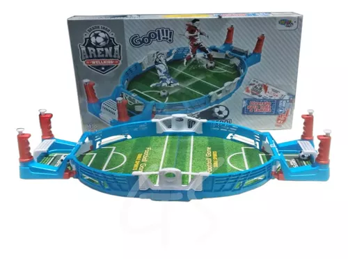 Mini jogo de futebol de mesa fácil instalação futebol pai-filho jogo seguro  resistente real jogos de campo de futebol para crianças brinquedos de férias