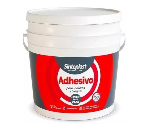 Adhesivo Listo Para Ladrillos Y Bloques 25kg Sinteplast