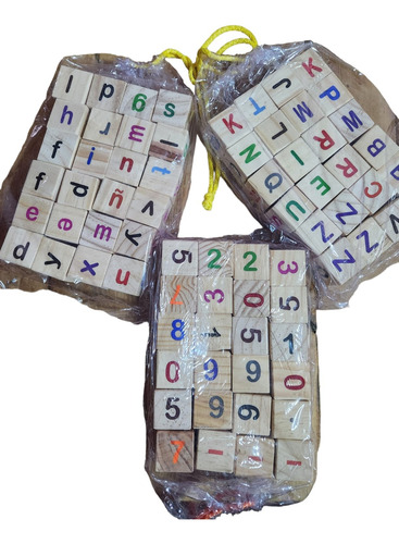 Cubos Madera Didácticos Juego Infantil Educativo
