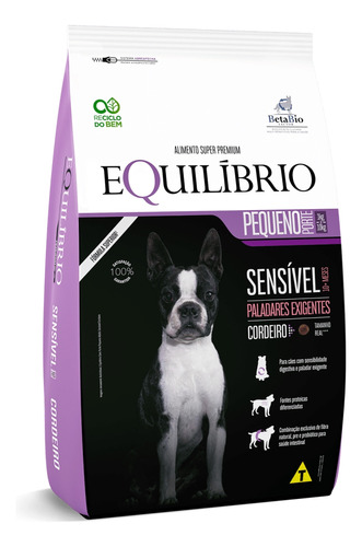 Ração P/caes Equilibrio Adulto Sensivel Pequeno Porte 1kg