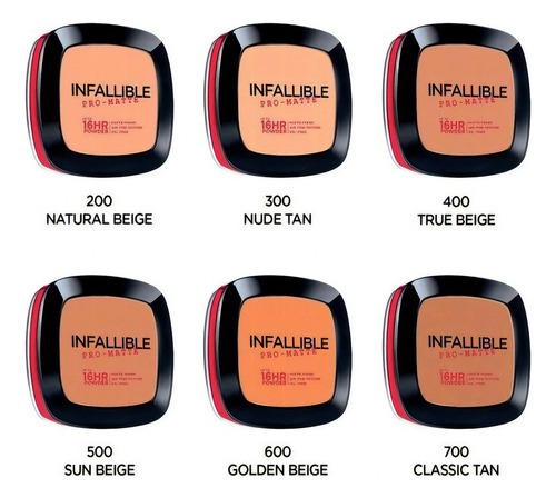 Polvo Compacto L´oreal Inflallible Pro-matte