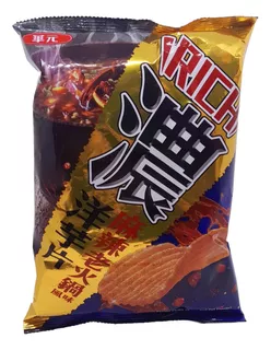 Papas Fritas Sabor Hot Pot Picante 76,5 Gr. Marca Rich