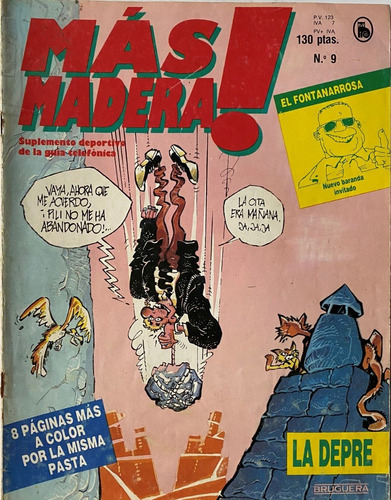 Más Madera! Nº 9 Humor Juvenil España, 1986, Ex03b4