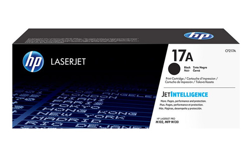 Cartucho Toner Hp 17a Cf217a Black Para M102a M102w 