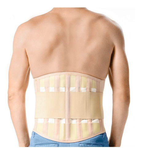 Imagen 3 de 7 de Faja Abdominal Sacro Lumbar 7 Ballenas Flexibles Ptm 640
