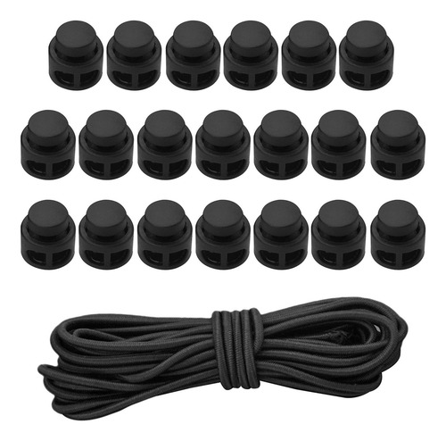20 Piezas De Cordón De Tope De Palanca De Estilo 1