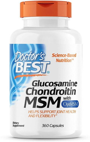 Glucosamina Chondroitin Optimsm Dr Best 360 Capsulas Sabor Sin Sabor