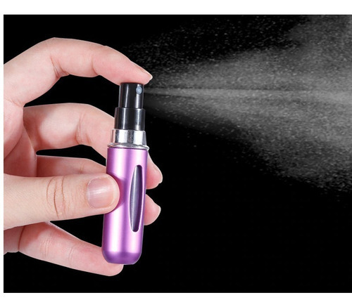 Imagen 4 de 6 de Mini Perfumero Portatil Recargable 5ml Atomizador Colores