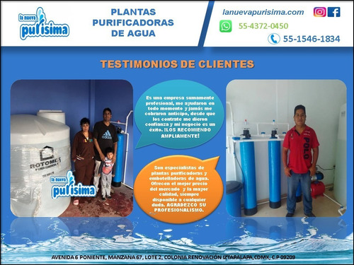 Imagen 9 de 10 de Planta Purificadora De Agua $29,900.00 Sin Anticipos