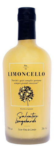 Licor Fino De Limão Limoncello Salvatore Longobardo - 700ml