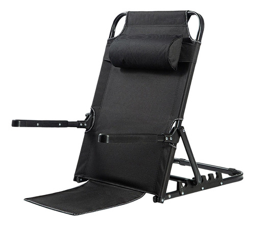 Respaldo De Cama Plegable Ajustable Lazy Floor Silla Soporte
