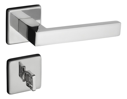 Fechadura Porta Banheiro Inox Polido Barra 940-90b 55m Pado