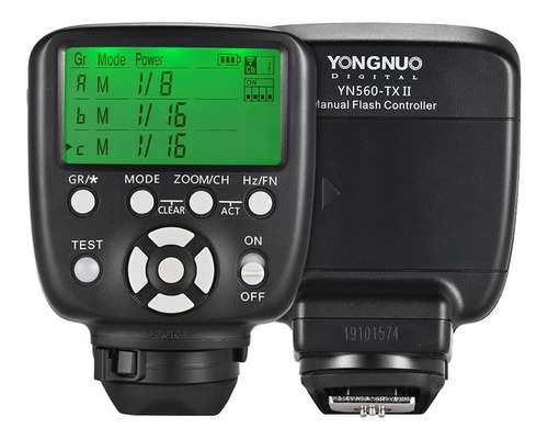 Transmisor Yongnuo Yn560tx Ii Manual Rf603/605 Canon O Nikon