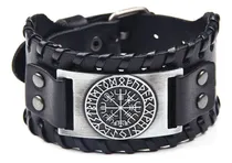 Comprar Esclava Pulsera Brazalete Vikingo Cuero Nórdico Hombre