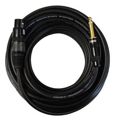 Cable De Audio2000's C07050 1/4puLG Ts A Xlr Hembra - 50