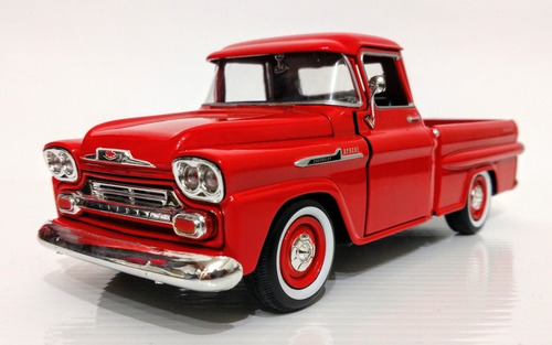 1958 Chevy Apache Fleetside Motormax Diecast Escala 1:24