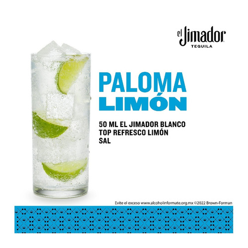 Tequila Blanco El Jimador Cosechado A Mano 700ml