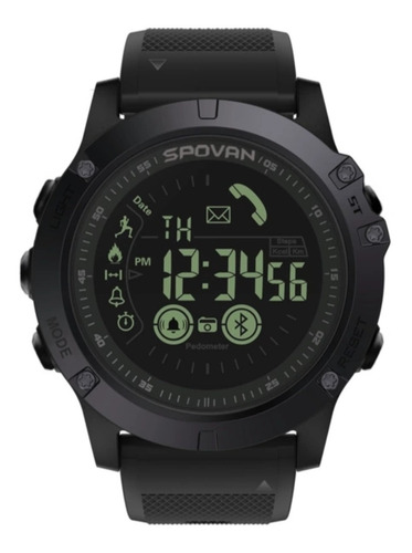 Imagen 6 de 9 de Reloj Táctico Inteligente Spovan Digital Caballero Deportivo