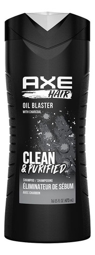 Axe Shampoo Con Carbón Activado Limpieza Y Purificación