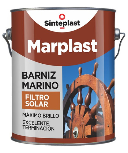 Barniz Sintético Interiores Y Exteriores Alto Brillo 3,6l